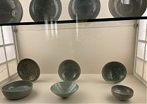 Celadon pottery bowls and plates