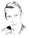 Claude Shannon sketch