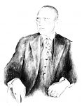 Sketch of Konrad Adenauer