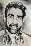 N Lane charcoal sketch